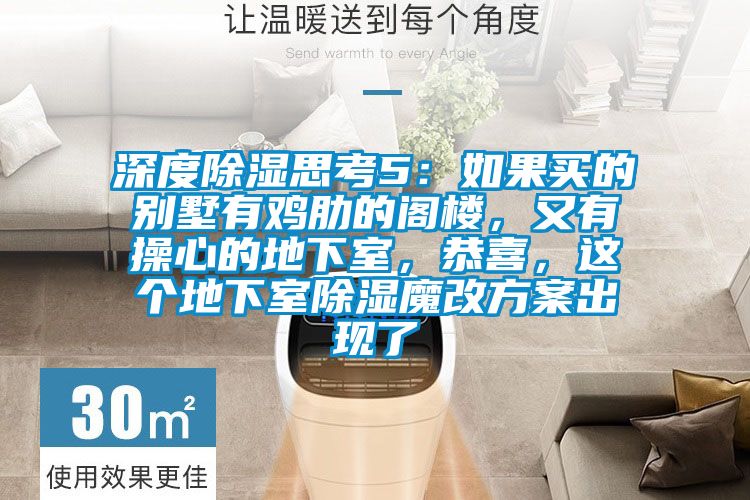 深度除濕思考5：如果買的別墅有雞肋的閣樓，又有操心的地下室，恭喜，這個地下室除濕魔改方案出現(xiàn)了