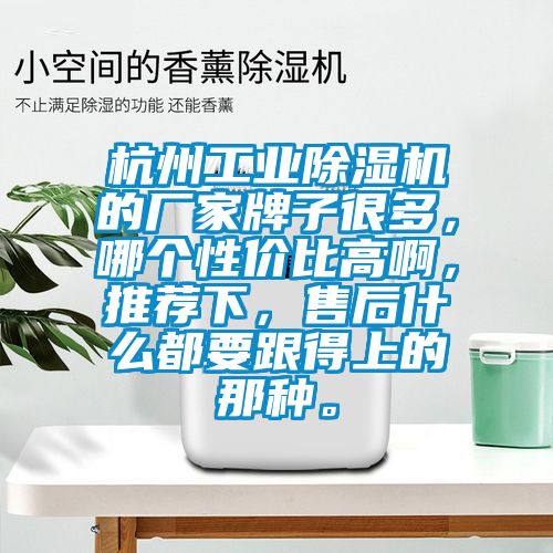 杭州工業(yè)除濕機(jī)的廠家牌子很多，哪個(gè)性價(jià)比高啊，推薦下，售后什么都要跟得上的那種。