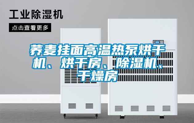 蕎麥掛面高溫?zé)岜煤娓蓹C(jī)、烘干房、除濕機(jī)、干燥房