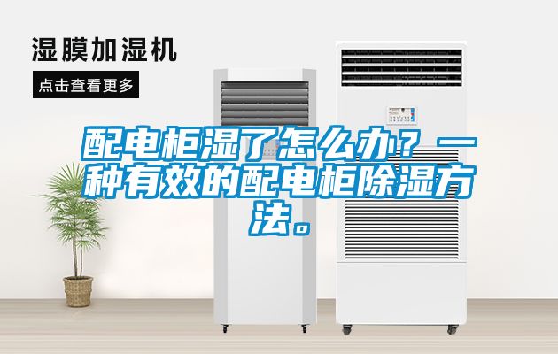 配電柜濕了怎么辦？一種有效的配電柜除濕方法。