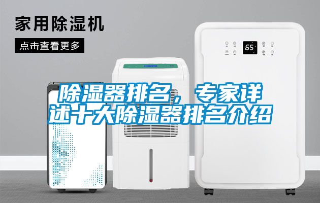 除濕器排名，專家詳述十大除濕器排名介紹