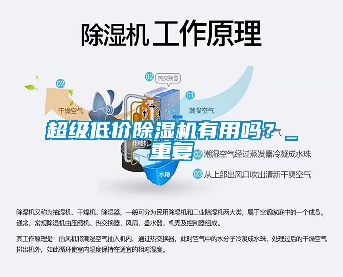 超級低價(jià)除濕機(jī)有用嗎？_重復(fù)