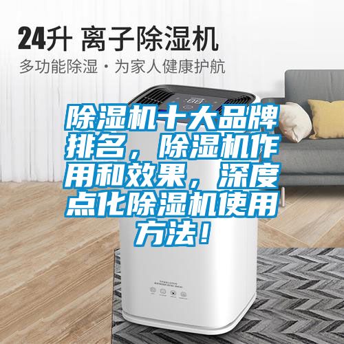 除濕機十大品牌排名，除濕機作用和效果，深度點化除濕機使用方法！