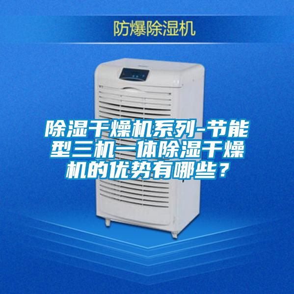 除濕干燥機系列-節(jié)能型三機一體除濕干燥機的優(yōu)勢有哪些？