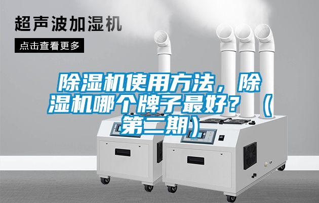 除濕機使用方法，除濕機哪個牌子最好？（第二期）