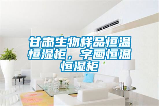 甘肅生物樣品恒溫恒濕柜，字畫恒溫恒濕柜