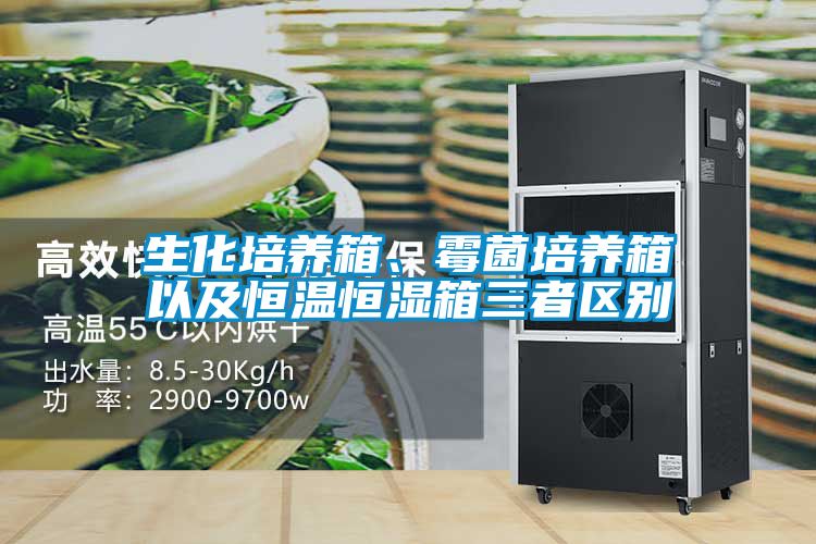 生化培養(yǎng)箱、霉菌培養(yǎng)箱以及恒溫恒濕箱三者區(qū)別