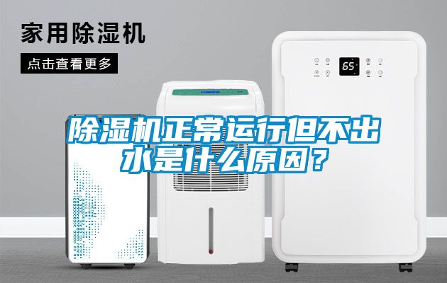 除濕機正常運行但不出水是什么原因？