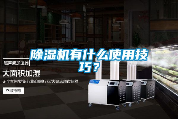 除濕機(jī)有什么使用技巧？