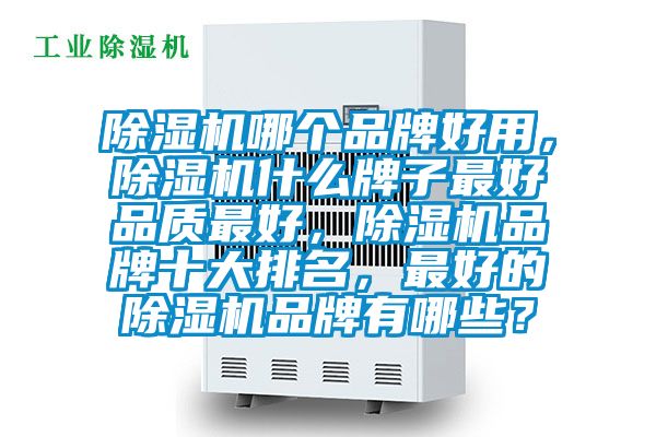 除濕機哪個品牌好用，除濕機什么牌子最好品質最好，除濕機品牌十大排名，最好的除濕機品牌有哪些？