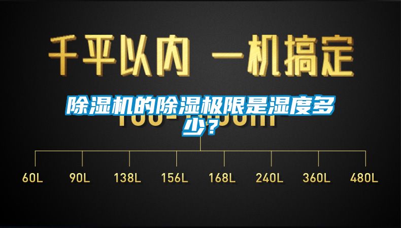 除濕機的除濕極限是濕度多少？