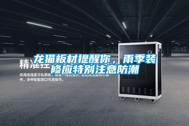 龍貓板材提醒你，雨季裝修應(yīng)特別注意防潮